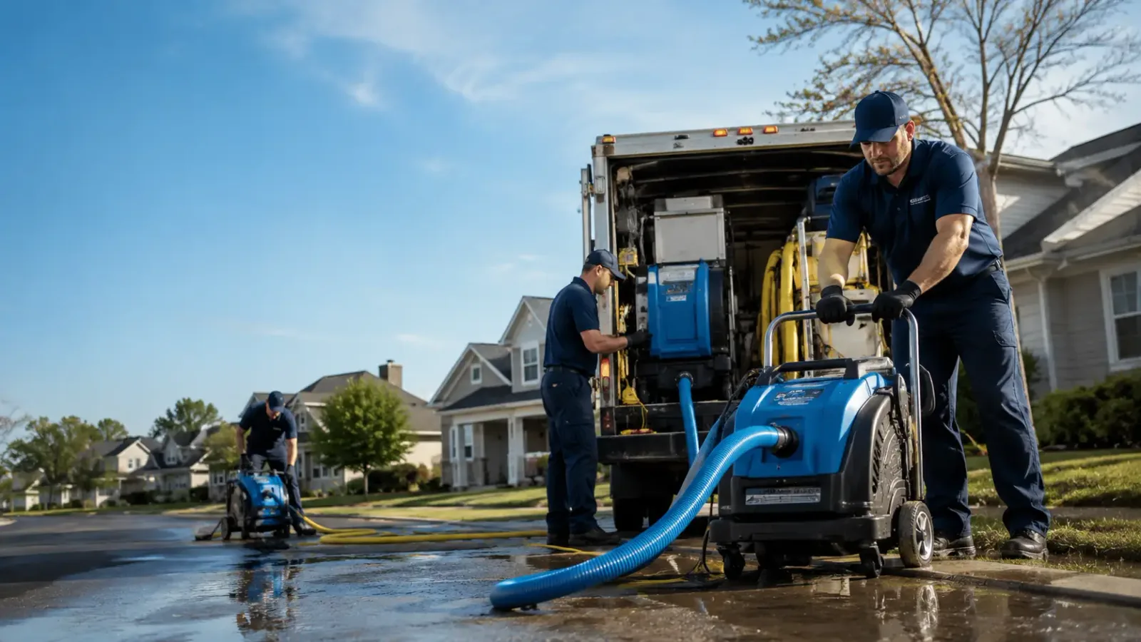 Flood Damage Cleanup in Lequire, OK